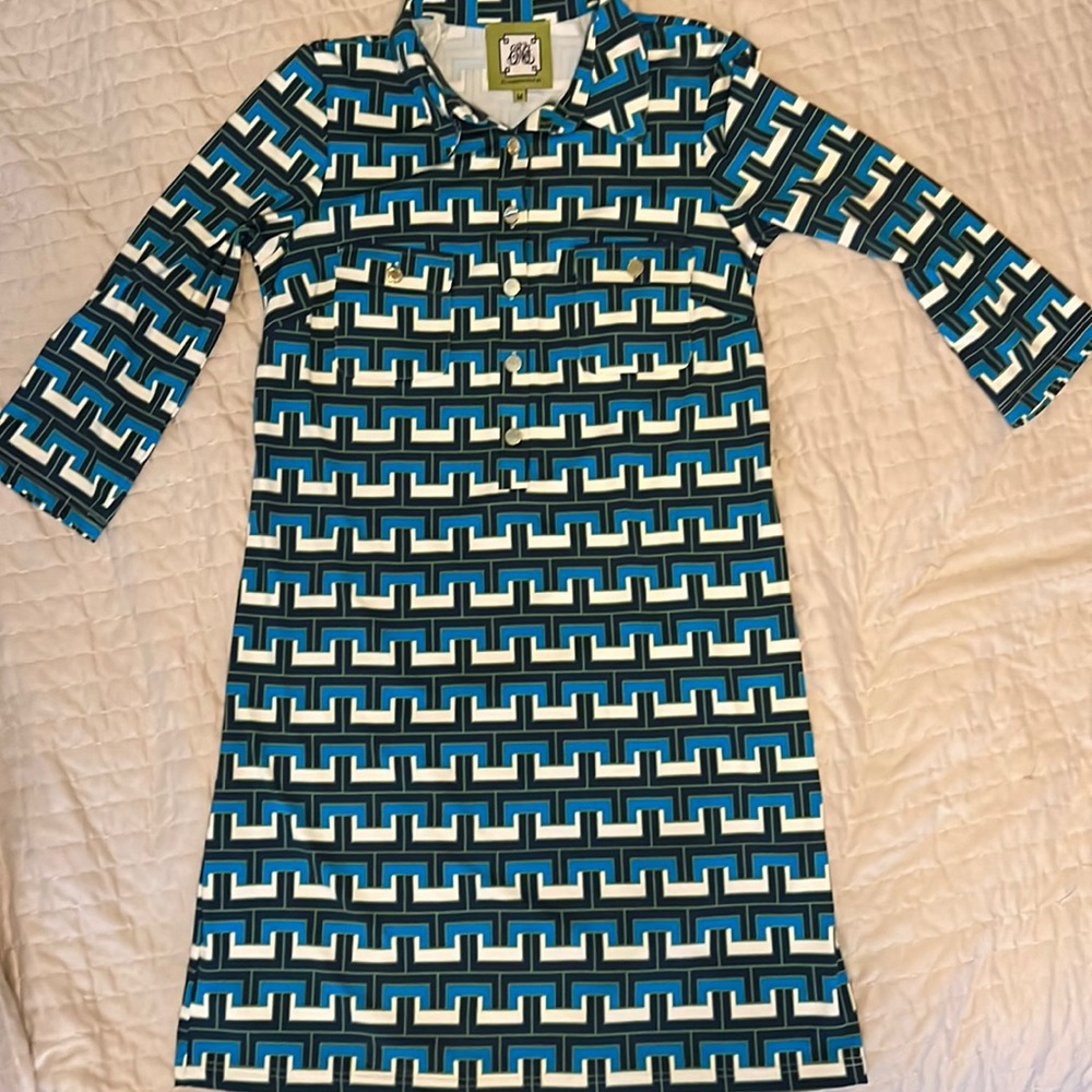 Elizabeth McKay geometric dress